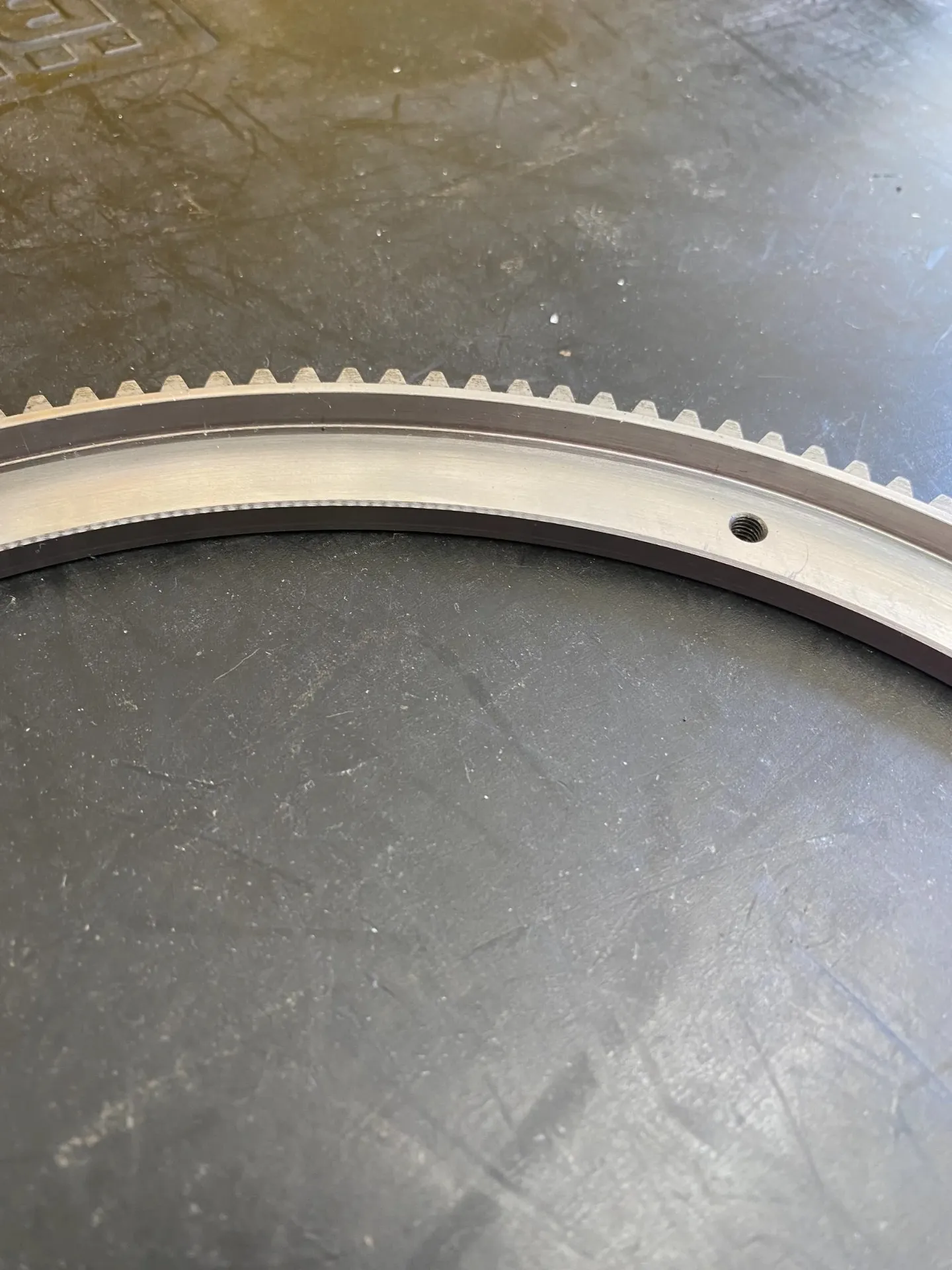 ギア 薄肉 高周波焼 Φ385xt16.5